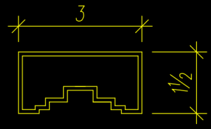 A technical drawing of a stepped part is showcased with precise specs, featuring dimensions labeled